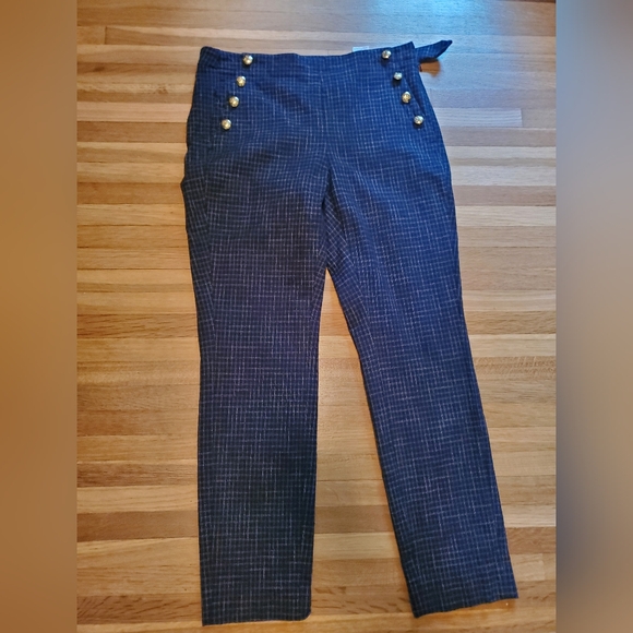 Banana Republic plaid sailor style pants - Picture 1 of 5